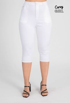 Picture of PLUS SIZE HIGHLY STRETCH  CAPRI